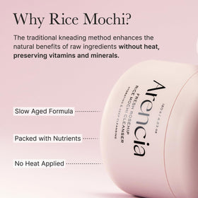 ARENCIA applying cleanser to skin before rinse demonstrating effective yet gentle removal