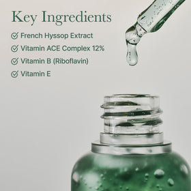 ARENCIA bottle label close-up showing active percentages and clarity