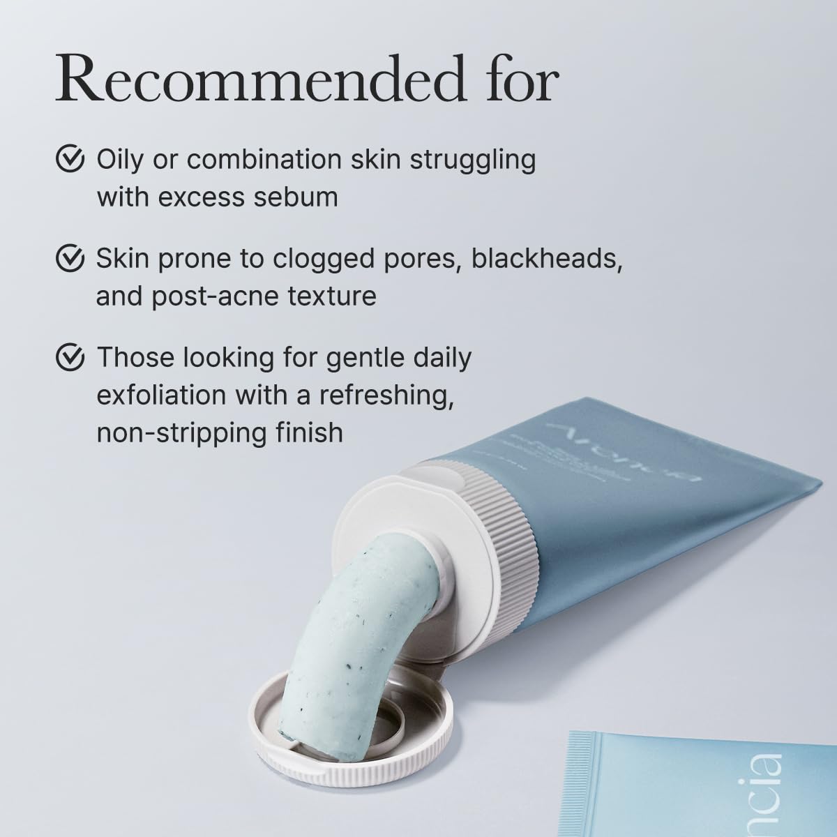 ARENCIA tube placed on bathroom counter suggesting daily routine use