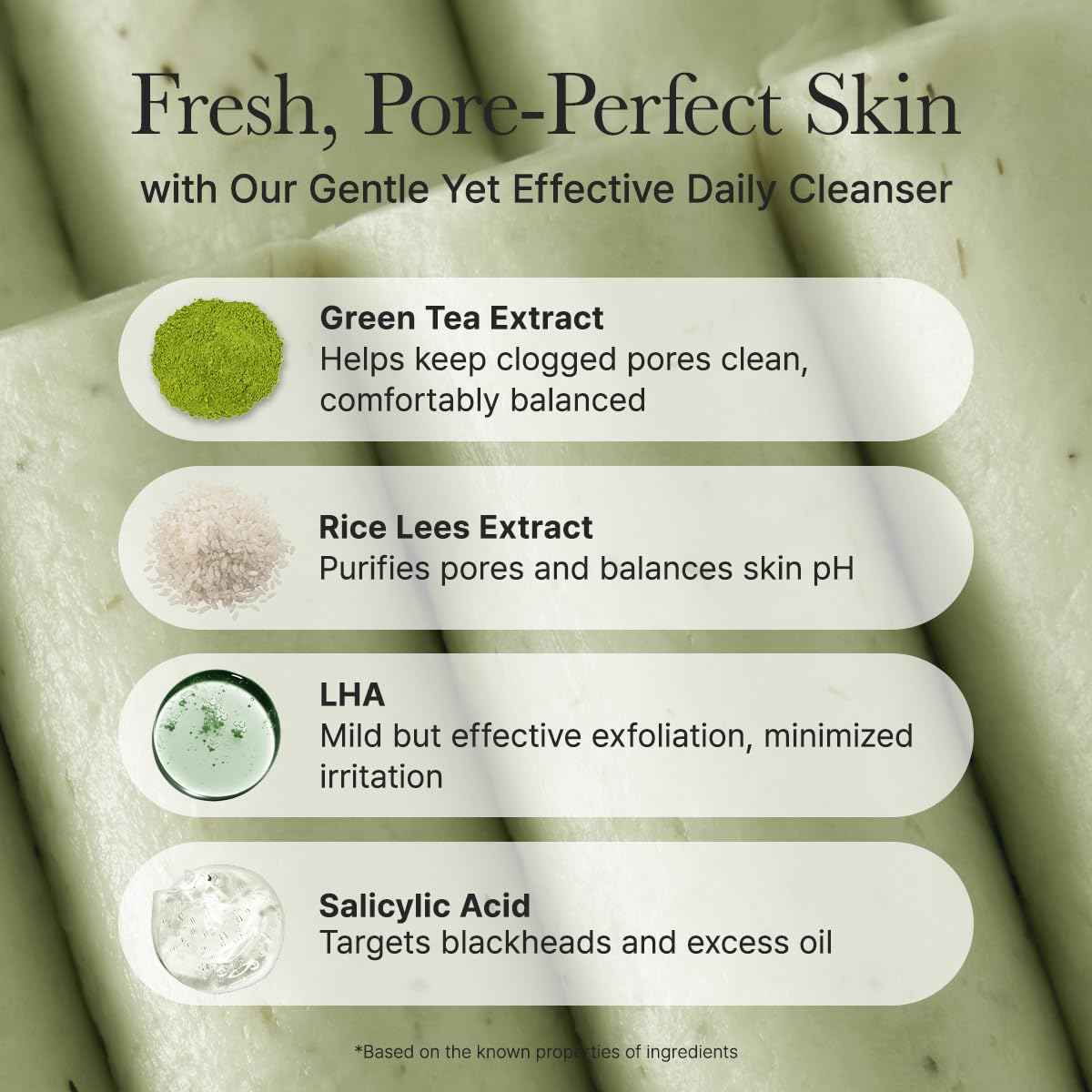 ARENCIA foam lather on hand demonstrating effective cleansing and soft texture