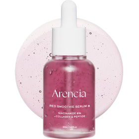 ARENCIA front bottle view showing sleek serum packaging and brand clarity