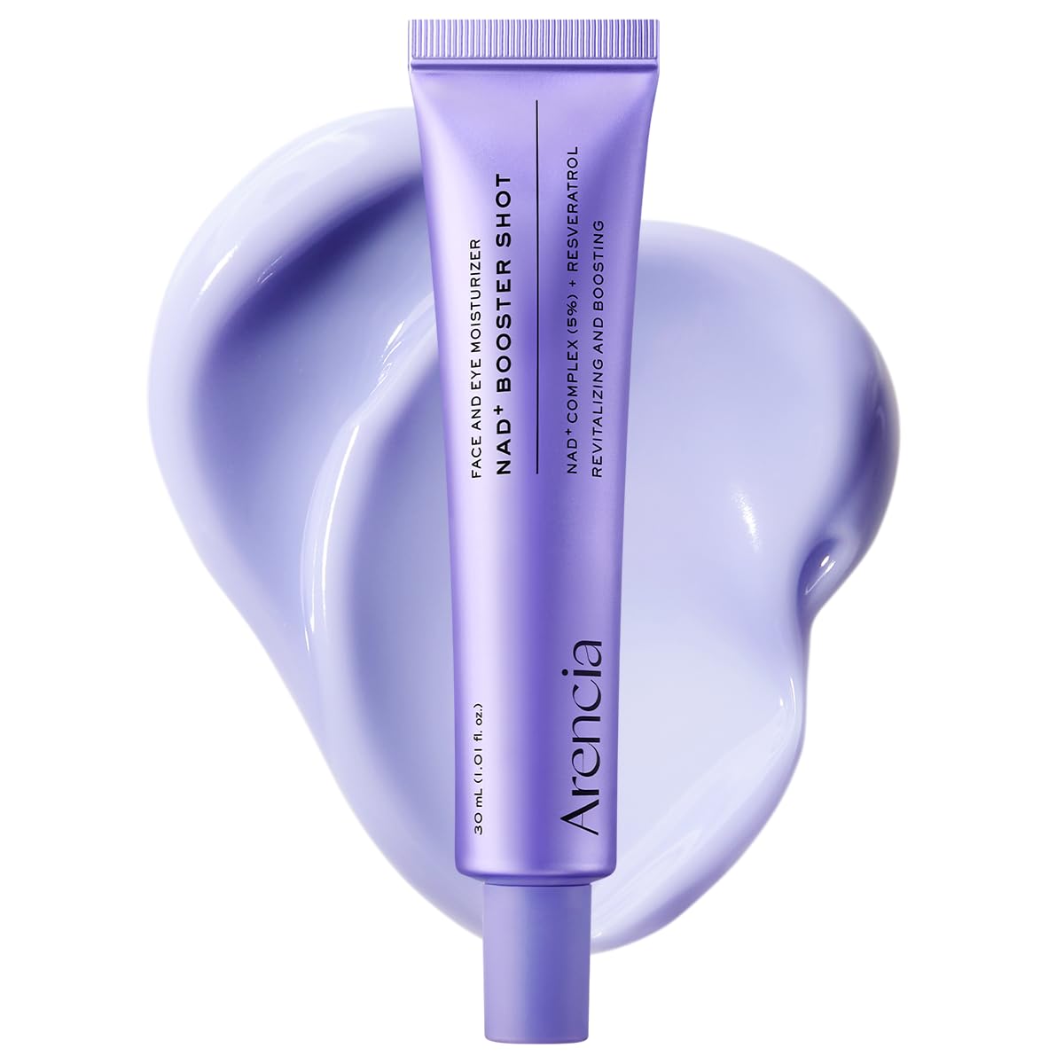 ARENCIA front packaging 30mL bottle showing product label and size benefit
