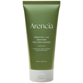 ARENCIA front packaging showing cleanser bottle and branding for clear-pore routine