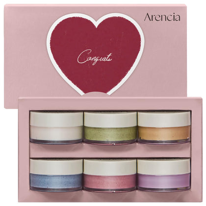 ARENCIA front packaging gift set showing neat box and colorful jars for elegant gifting