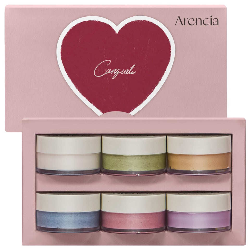 ARENCIA front packaging gift set showing neat box and colorful jars for elegant gifting