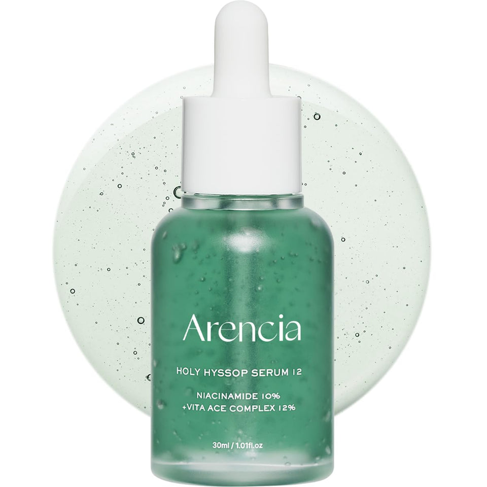 ARENCIA bottle front packaging showing brand and product benefits