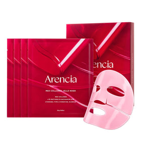 ARENCIA front packaging showing product name and 4-mask pack benefits