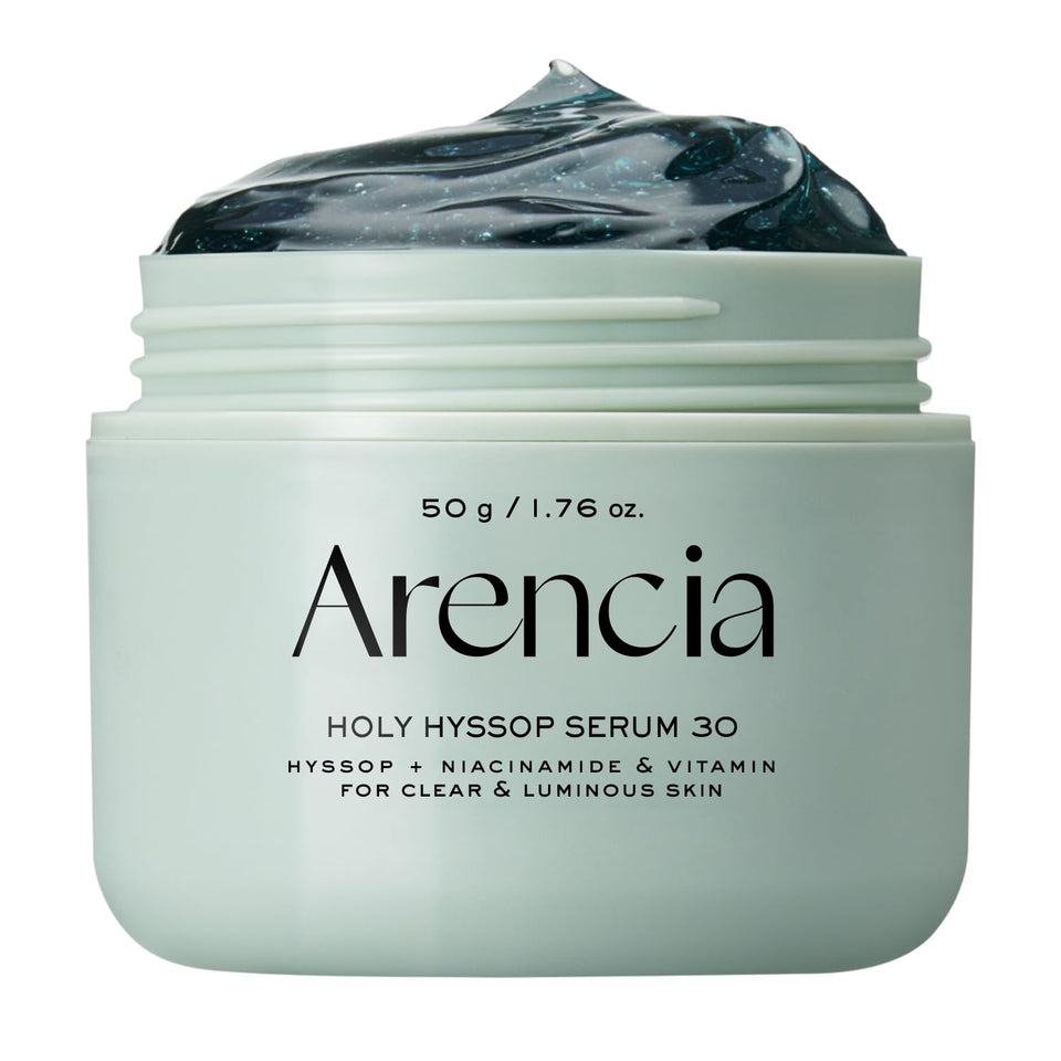 ARENCIA front packaging showing product branding and glass skin promise