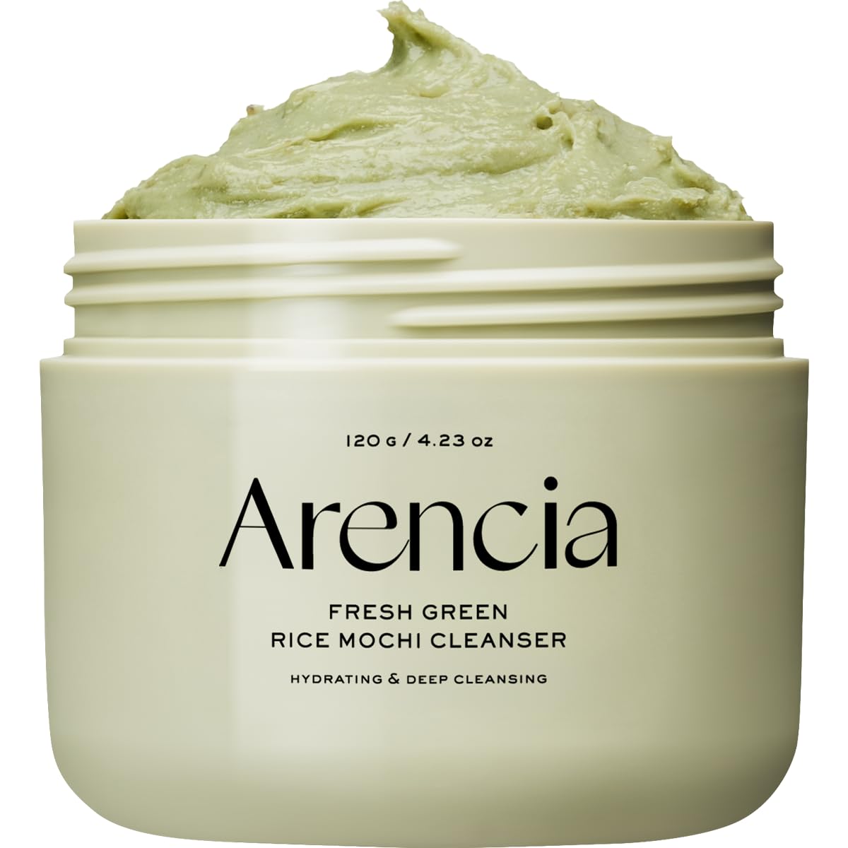 ARENCIA front packaging showing cleanser and product name, clear branding and benefits