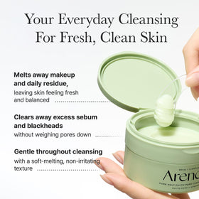 ARENCIA ingredient display highlighting Phyto PDRN and Ceramide, supports gentle care