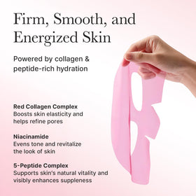 ARENCIA ingredient label showing peptides, collagen and niacinamide clarity