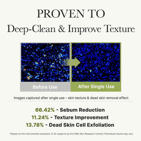 ARENCIA ingredients label closeup showing salicylic acid and green tea benefits
