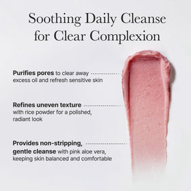 ARENCIA lather texture closeup showing gentle foam that lifts impurities without drying