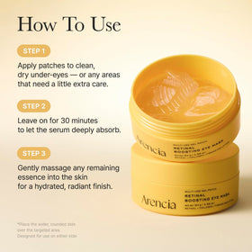 ARENCIA patches applied on neck to show targeted wrinkle smoothing