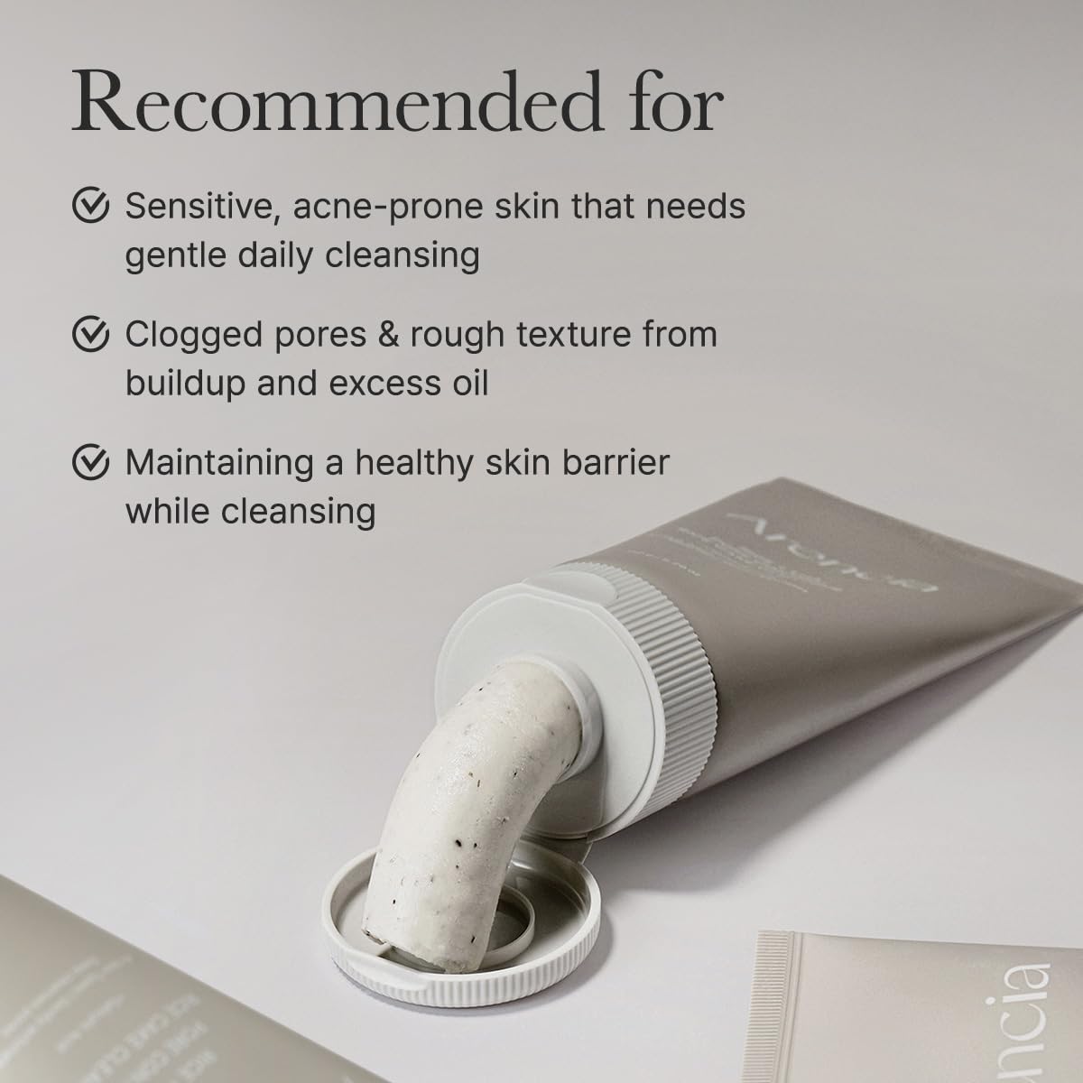 ARENCIA jar styled on bathroom tray for lifestyle routine appeal