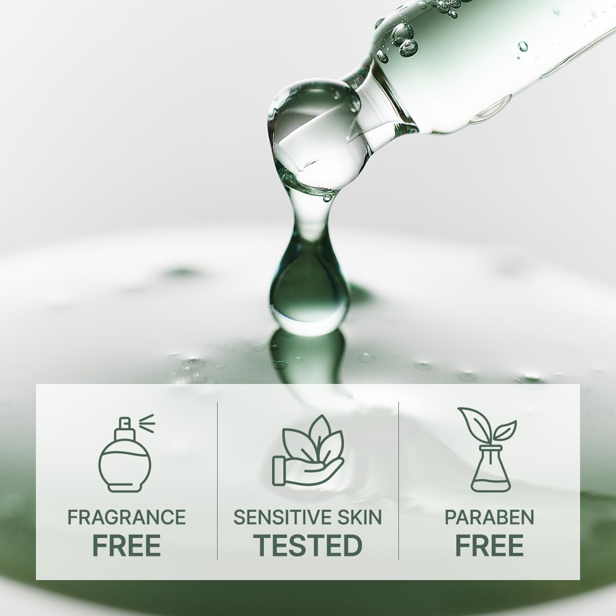 ARENCIA serum on bathroom shelf illustrating easy daily layering