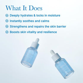 ARENCIA ingredient label close-up showing Cica PDRN and hyaluronic acid benefits
