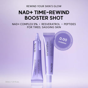 ARENCIA serum texture on dropper highlighting lightweight absorbent benefit