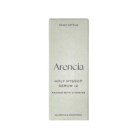ARENCIA bottle in hand showing size and travel-friendly scale