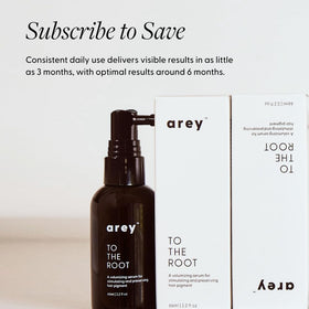 Arey on a bathroom shelf in lifestyle setting, shows daily routine integration