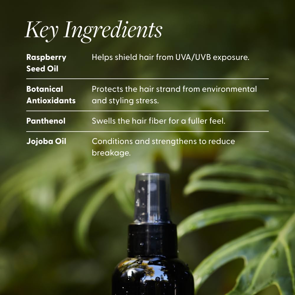 Arey Live In Mist before and after hair detangling, smoother and shinier