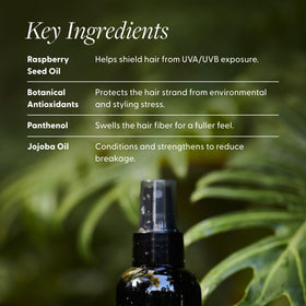 Arey Live In Mist before and after hair detangling, smoother and shinier
