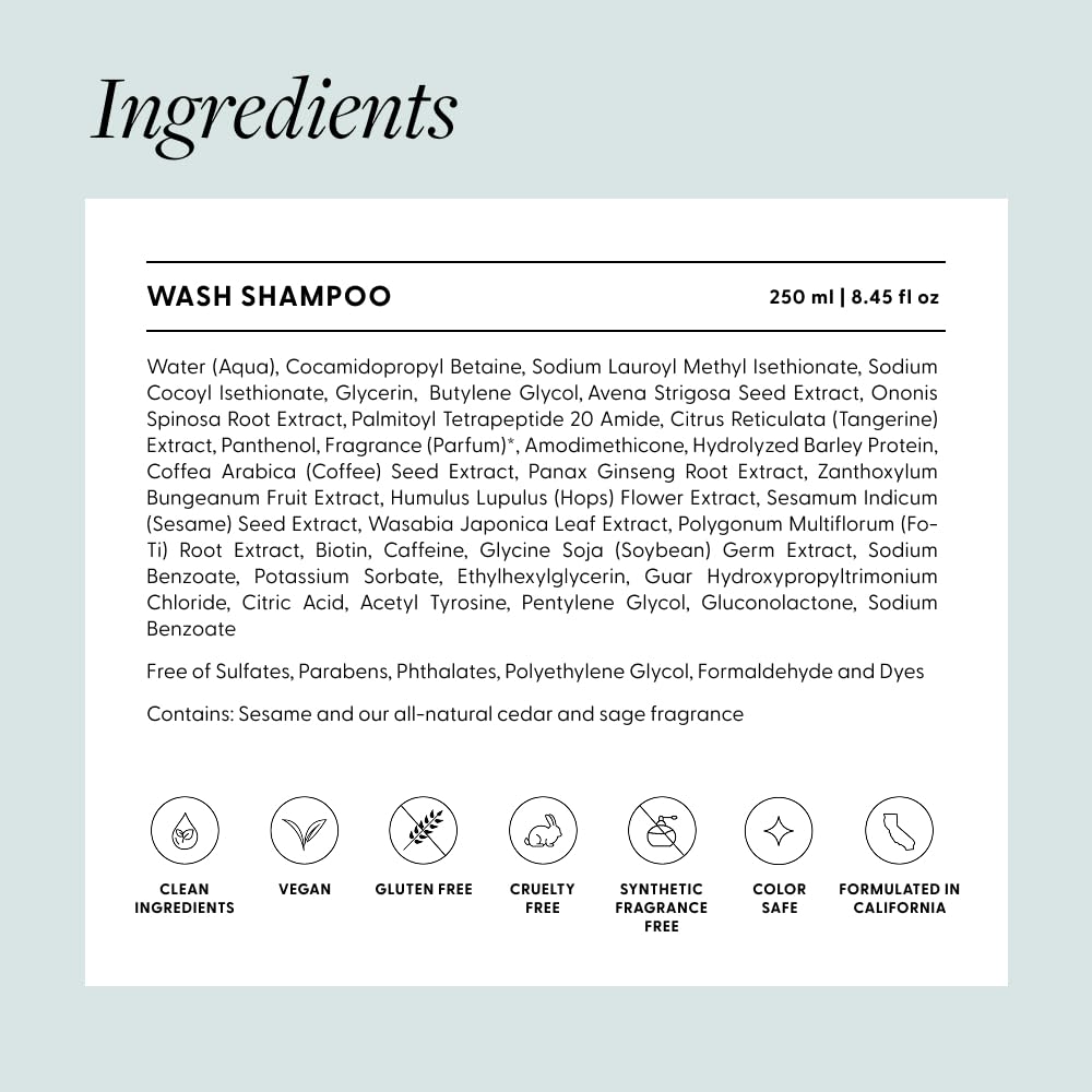 Arey shampoo with Smooth Conditioner illustrating paired benefits
