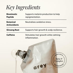 Arey refill pouch beside standard bottle showing size and savings