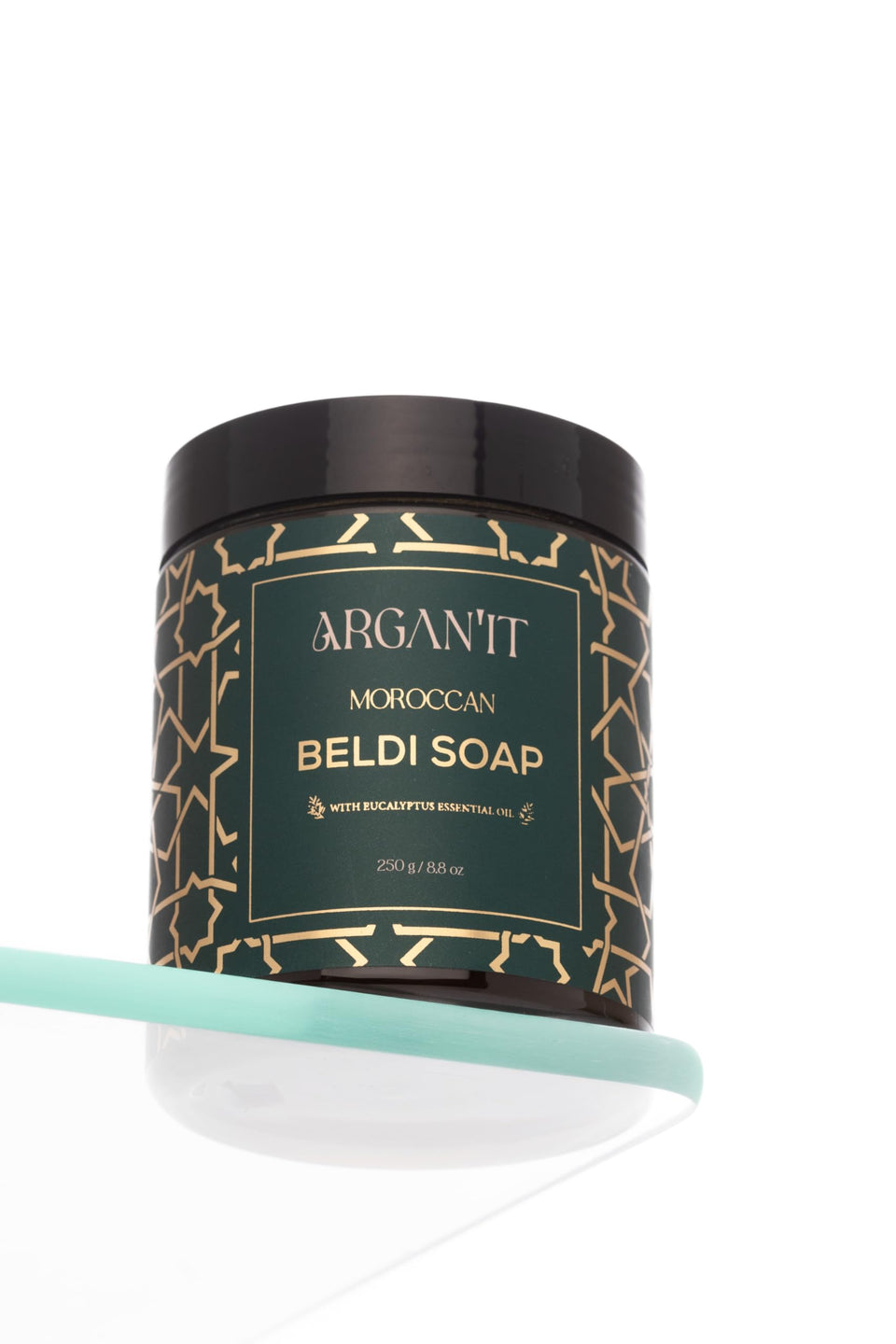 Argan' It front packaging showing 250g jar and label for authentic use