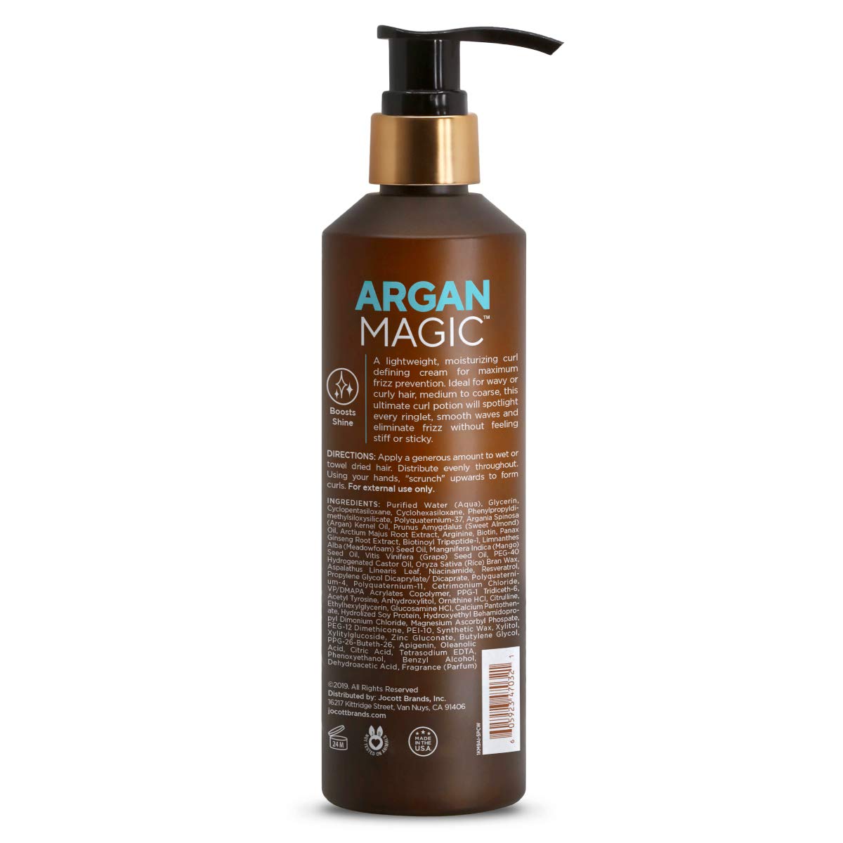 Argan Magic close-up texture shot illustrating creamy hydration