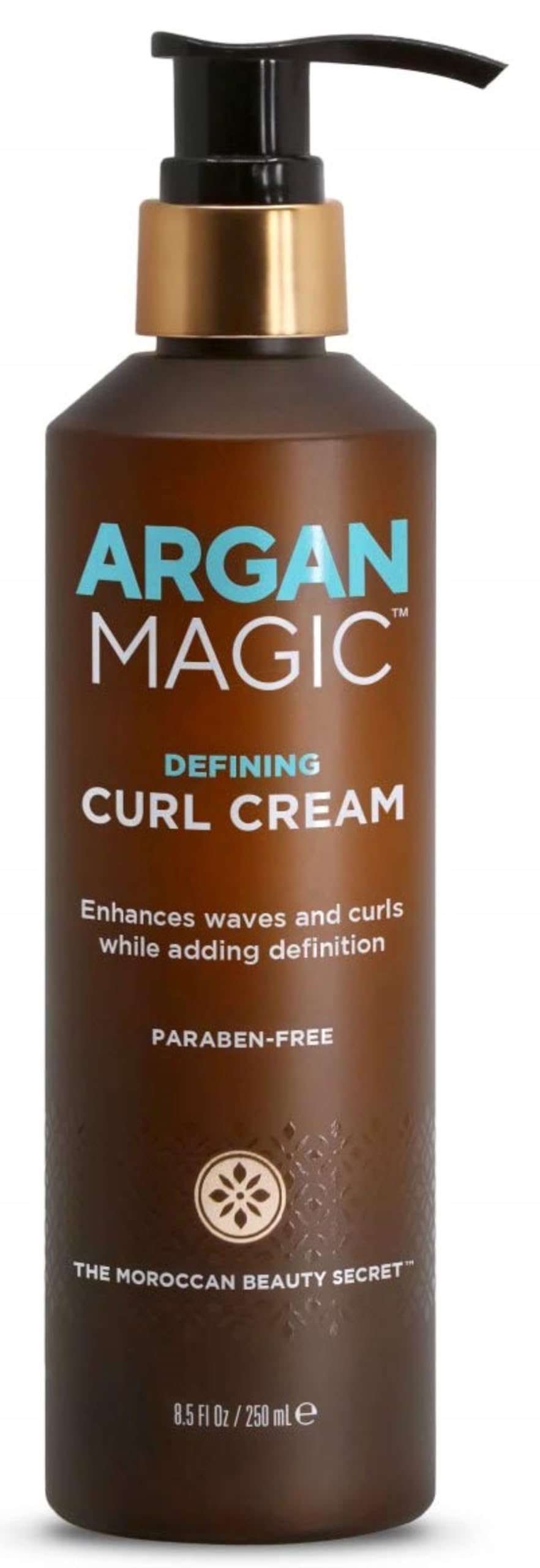 Argan Magic front packaging showing product benefits and size