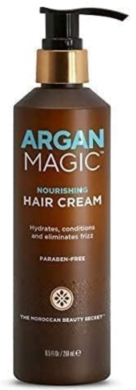 Argan Magic front tube showing label and product benefits, instant shine