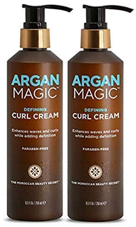 Argan Magic on bathroom shelf lifestyle display conveying daily routine convenience