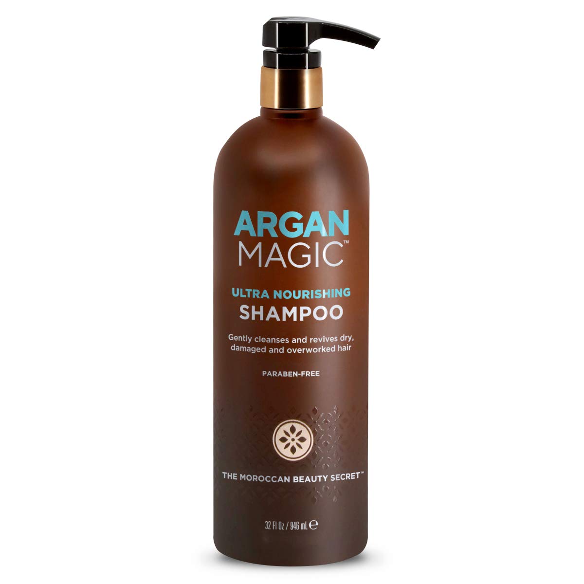 Argan Magic with argan oil bottle illustrating nourishing ingredient benefit
