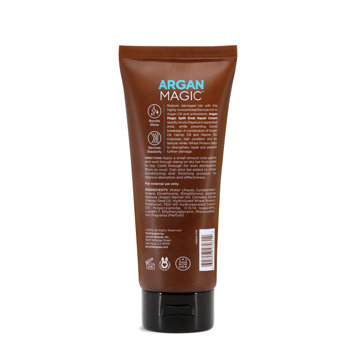 Argan Magic texture close-up of cream, highlights smooth absorbent consistency for quick sealing