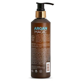 Argan Magic cream texture close-up highlighting smooth consistency for easy styling