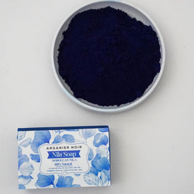 Arganier Noir nila soap texture close-up highlighting creamy, rich lather