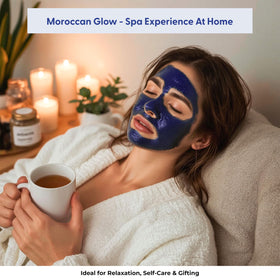 Argaviva jar in bathroom setting to suggest an at-home facial ritual