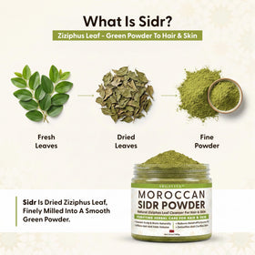 Bowl of mixed Argaviva Sidr paste ready to apply nourishing mask