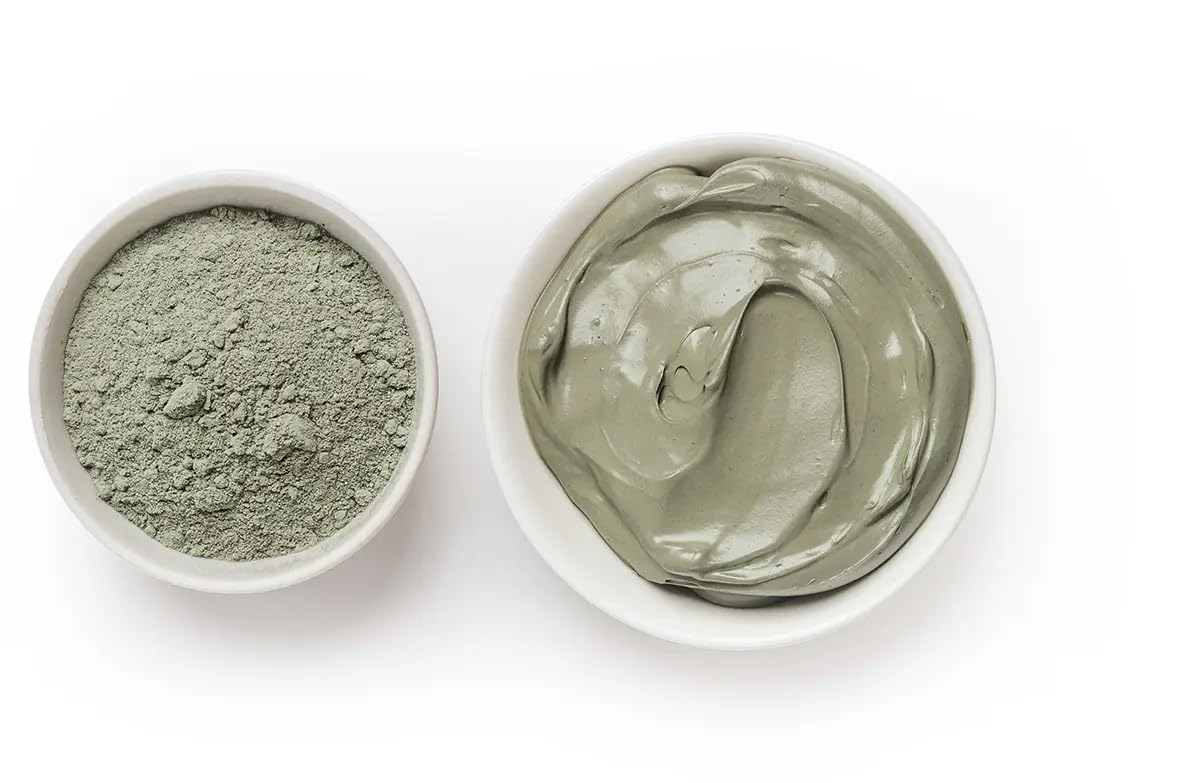 Argiletz clay on bathroom counter styled for at‑home spa convenience