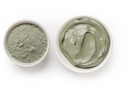 Argiletz clay on bathroom counter styled for at‑home spa convenience