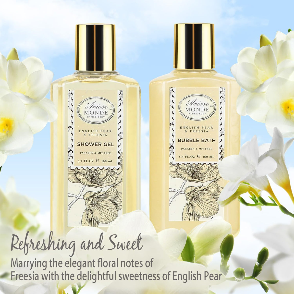 ArioseMonde body scrub texture close-up showing exfoliant effectiveness