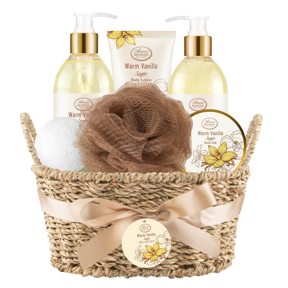 ArioseMonde front packaging showing full 7-piece gift set and cozy presentation