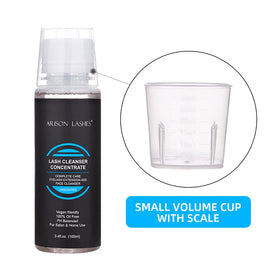ARISON LASHES being mixed into a foaming pump bottle for economical use