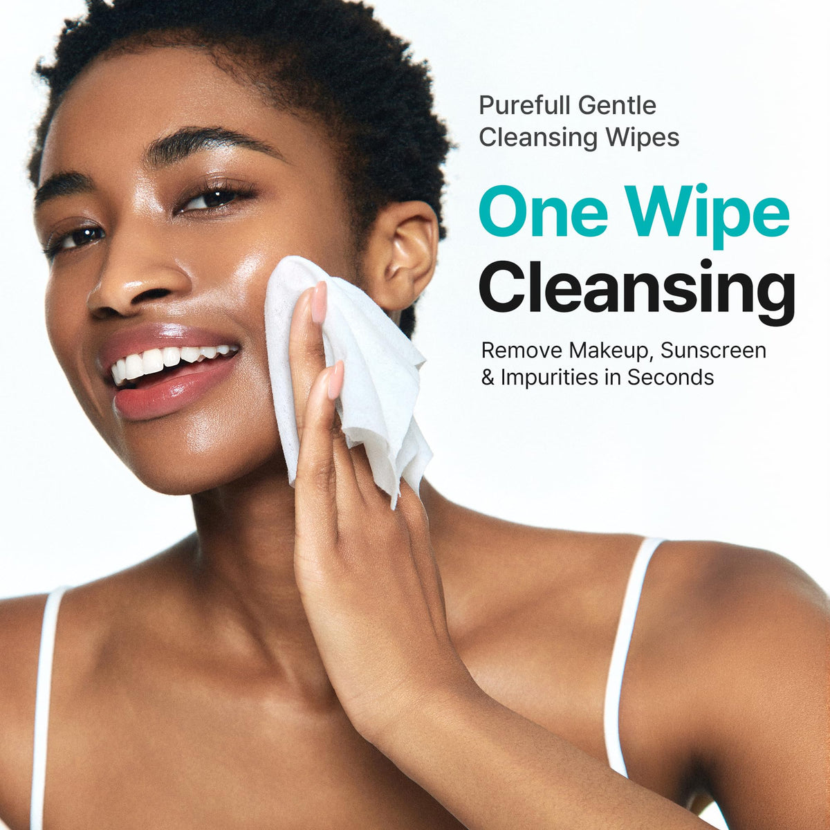 Ariul open tub with a single wipe pulled out, highlighting easy access and convenience