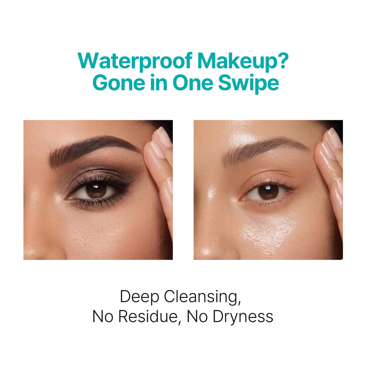 Ariul smooth side wiping away residue for refined skin finish and comfort