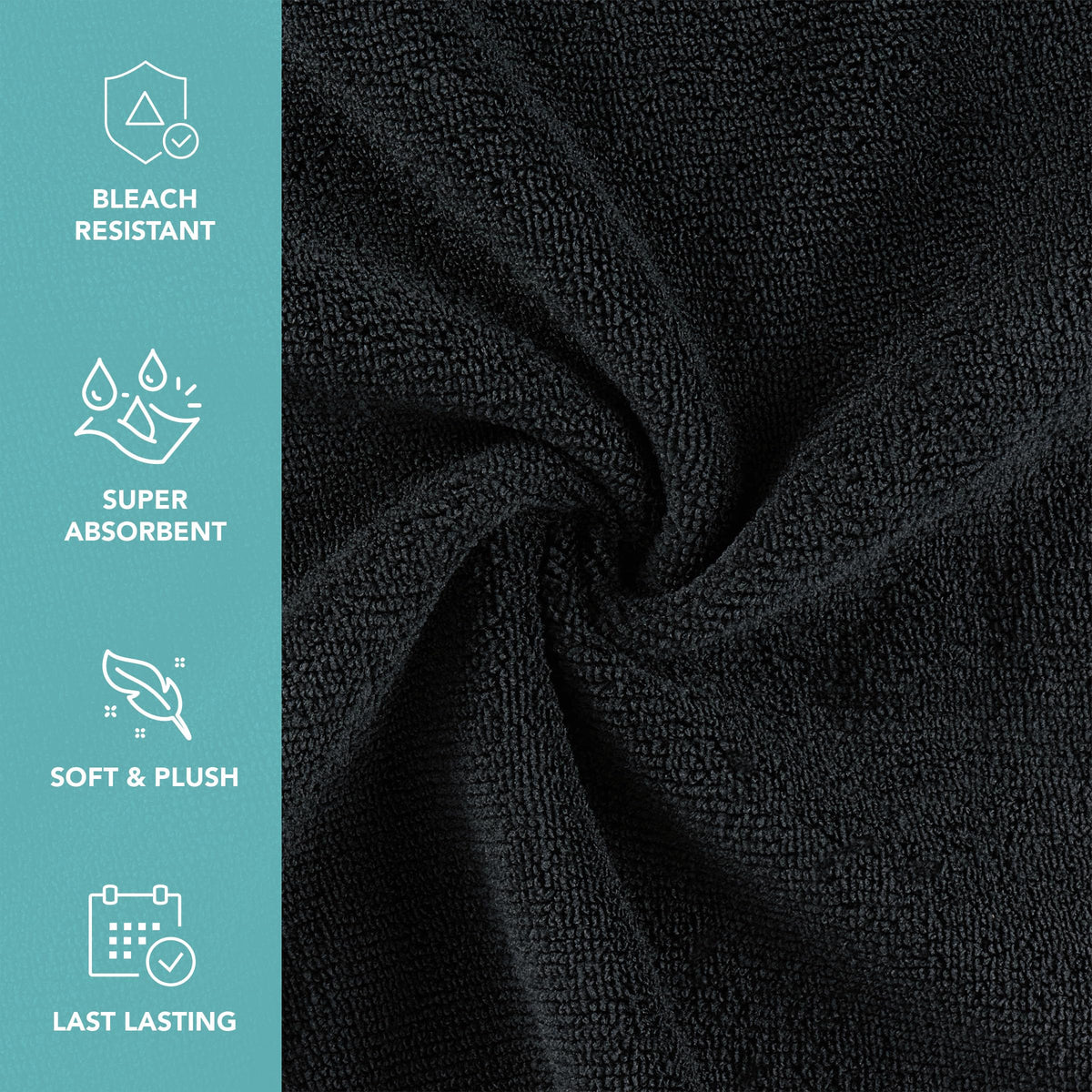 Arkwright LLC close-up microfiber texture highlighting fast absorbency advantage