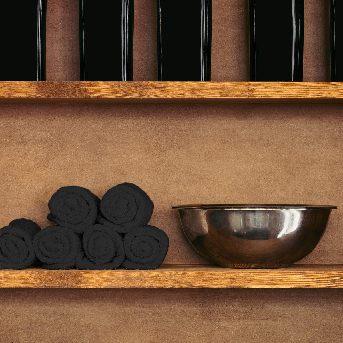 Arkwright towels inside commercial washer ready for high-heat laundering