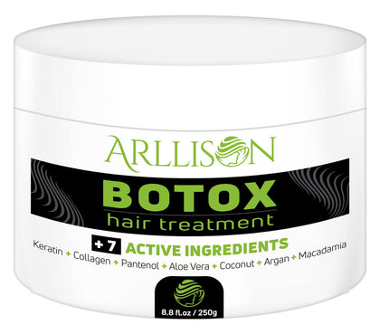 Arllison jar front view showing label and size, clear product identity and benefit