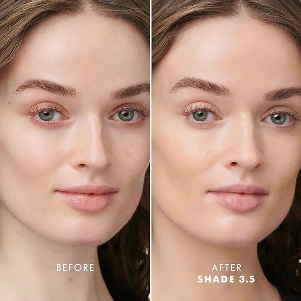 Armani Beauty applying with blender brush for seamless, airbrushed coverage